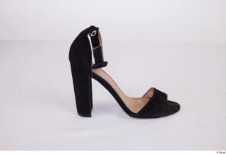 Jade Clothes  340 black ankle-strap heels casual shoes 0004.jpg